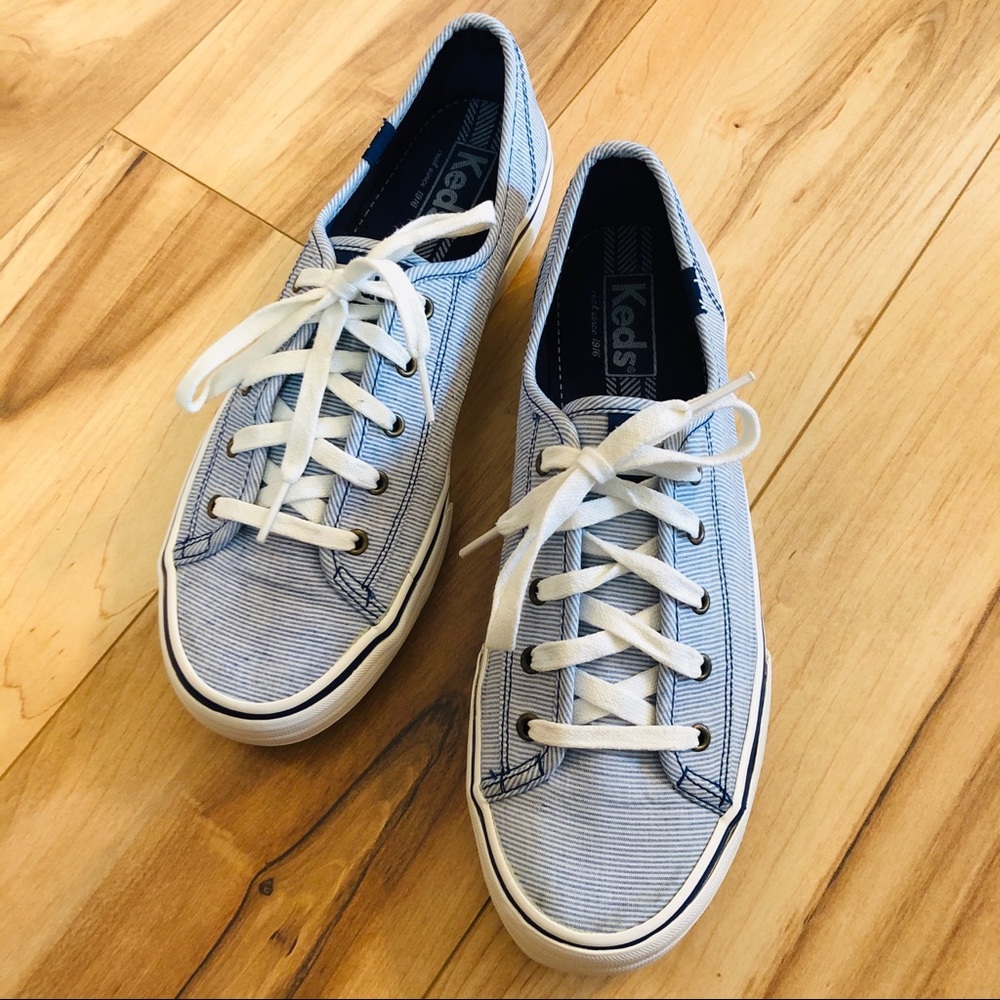 Blue & White Keds - Practically New! Worn 4x